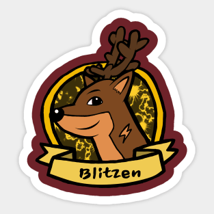 Blitzen Sticker